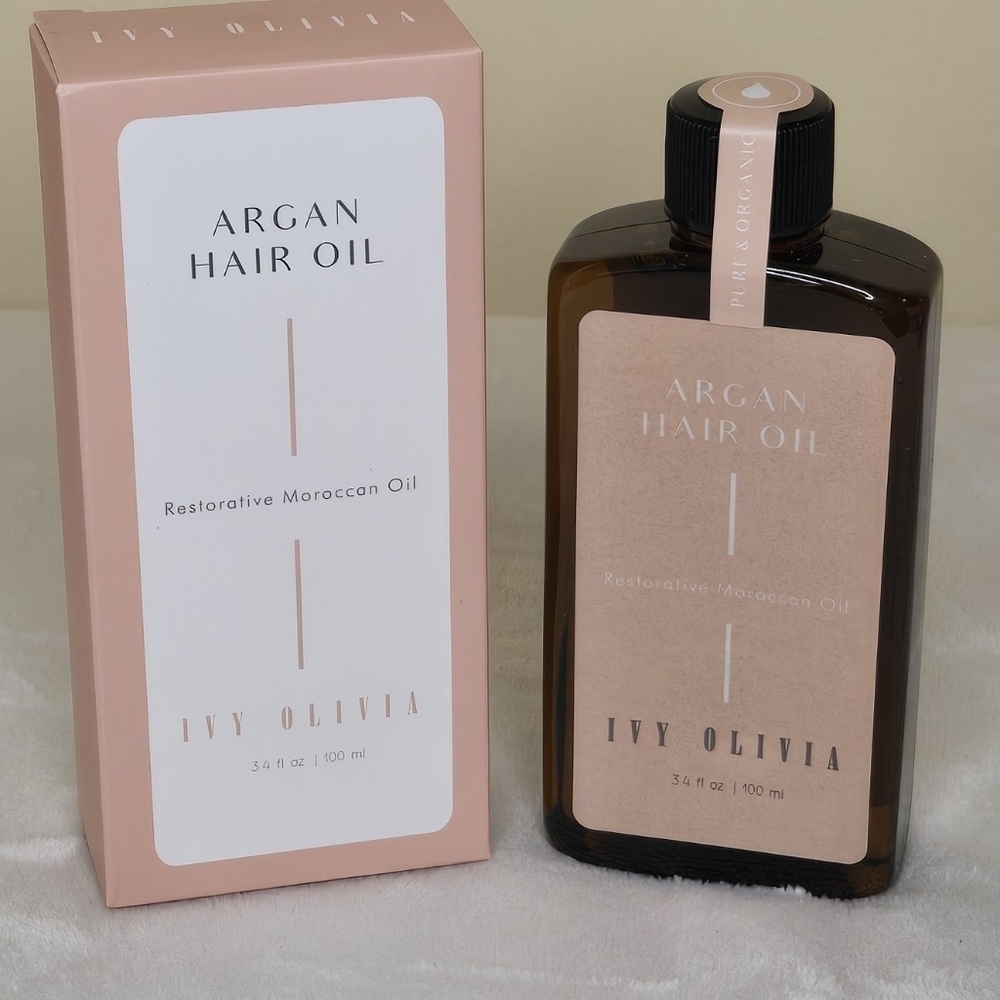 Ivy Olivia Moroccan Argan Hair Oil 3.4 oz/100 ml